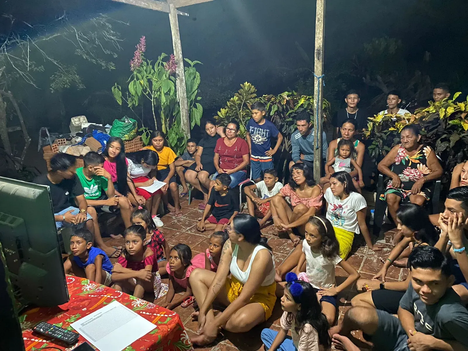 People sitting on the ground